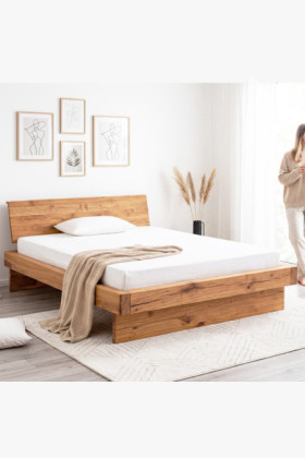 Masívna posteľ z dubu pre dvoch 180 x 200 cm